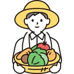 Farmer Man SVG Icon